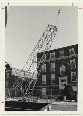 The old radio tower toppled on 1992, February 13 at Communi - K; Photographer: Ken Goad