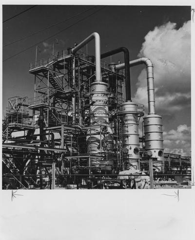 A section of DuPont's nylon plant at Victoria, Texas