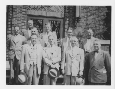Engineering Conference. Dr. Thomas D. Clark (front row, far right)