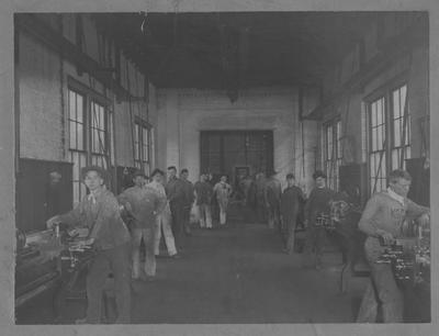 Machine shop; Donated 1948, July 29, by T. R. Bryant