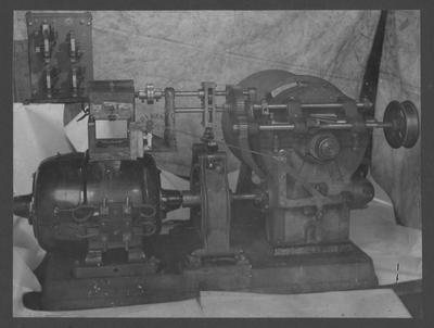 This machine was probably used in the Mechanical laboratories