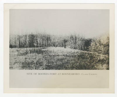Site of Boone's Fort at Boonesboro in Clark County