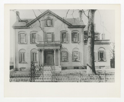 Residence of Dr. William Rhodes on corner of High Street and Rodes Ave