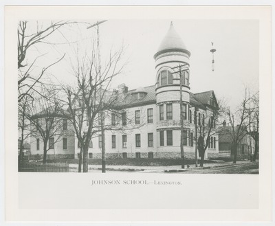 The old Johnson School at Fourth and Limestone Street