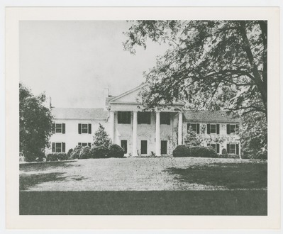 View of unknown house from across the lawn