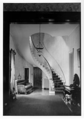 Bodley House, stairway; designed or constructed by Samuel Long