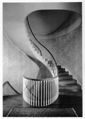 Bodley House, stairway; designed or constructed by Samuel Long