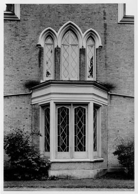 Ingleside, window detail; designed or constructed in 1842 by John McMurtry