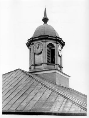 Henderson County Court House, cupola; designed or constructed in 1843 by Littleberry Weaver