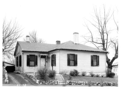 Lockett Residence; designed or constructed in 1856