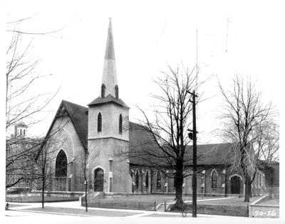 St. Paul's Episcopal Church; designed or constructed in 1858