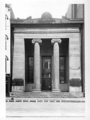 Bank of Louisville Building; designed or constructed in 1837 by Gideon Shyrock