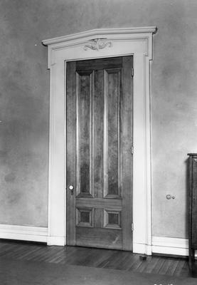 Kentucky School for the Blind, interior door; designed or constructed in 1855 by F. Costigan