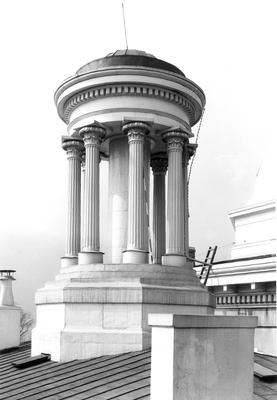 Kentucky School for the Blind, cupola on wings; designed or constructed in 1855 by F. Costigan