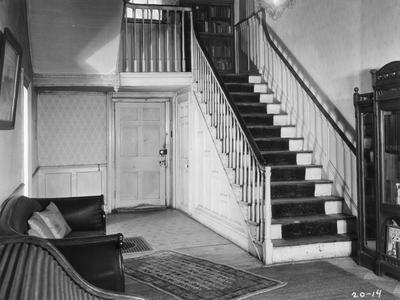 Old Marshall House, main stair hall; designed or constructed in 1800