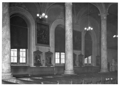 St. Joseph's Cathedral, interior toward the east wall; designed or constructed in 1819 by Joseph Robinson