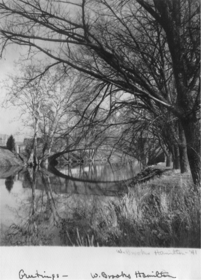 Stone bridge over creek