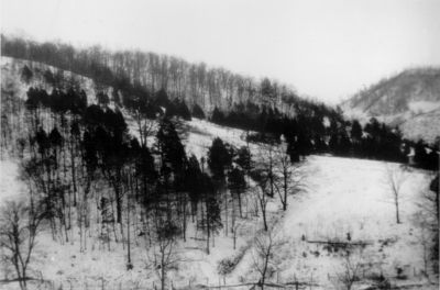 Across Rock House Creek, Letcher County