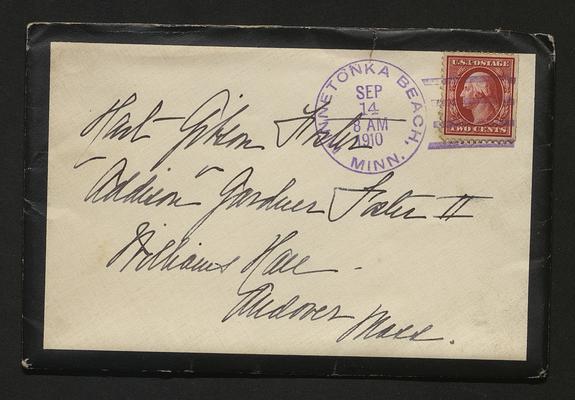 Elizabeth Dunster Gibson Foster letters to Hart Gibson Foster