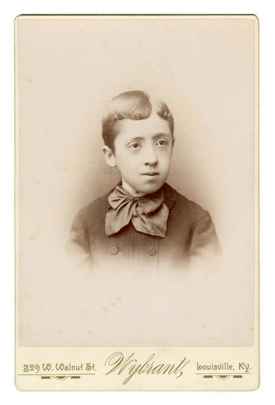 Portrait of an unidentified boy