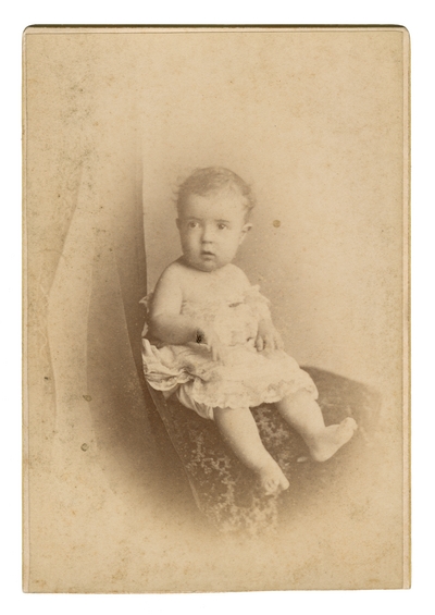 Portrait of an unidentified baby