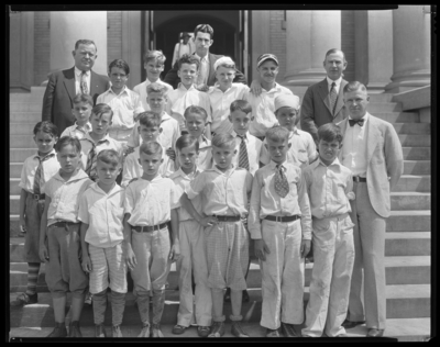 Boy Scouts; group photo