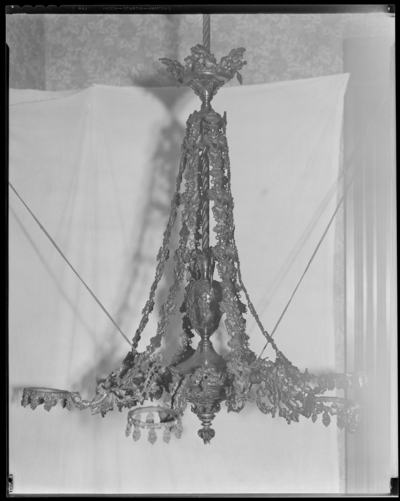 Elmore Antique Shop; chandelier