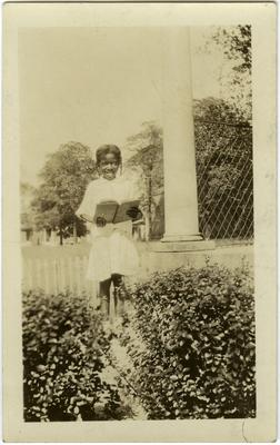 Unidentified African American female child; written on back 