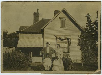 Unidentified African American male, African American female, African American male child, female child