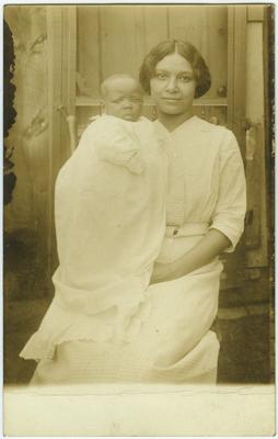 Unidentified African American female and African American infant