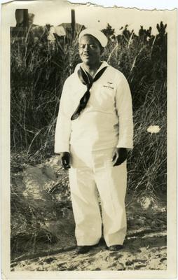 William Green in Naval uniform; written on back 