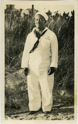 William Green in Naval uniform; written on back 