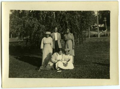 Five unidentified African American females