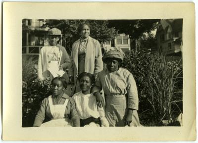 Five unidentified African American females