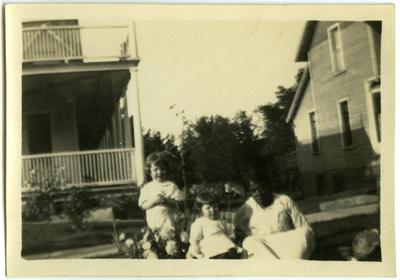 Unidentified African American female and two children; duplicate of 138