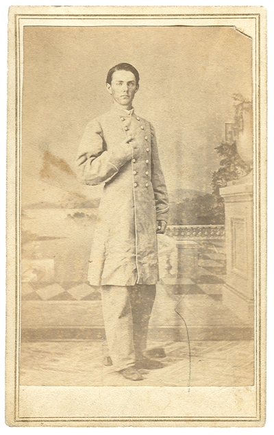 Private Hiram C. Rogers (1845-?), C.S.A., 2nd Kentucky Cavalry Regiment