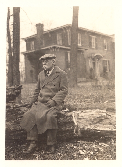 Alfred M. Peter, note on back indicates that the Peter family home and estate 
