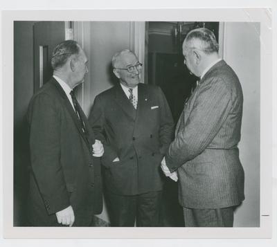 Adolph Rupp, President Harry Truman, and Fred Vinson