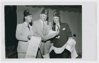 Adolph Rupp and Shriners, R.W. Wilson and Charles Pyatt