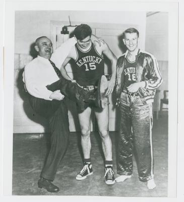 Adolph Rupp, Alex Groza, and Dale Barnstable