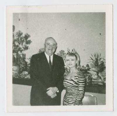 Adolph Rupp and Kathy Beckham