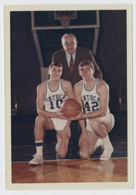 Louie Dampier, Adolph Rupp, and Pat Riley