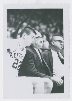 Charles Ishmael, Adolph Rupp, and Harry Lancaster