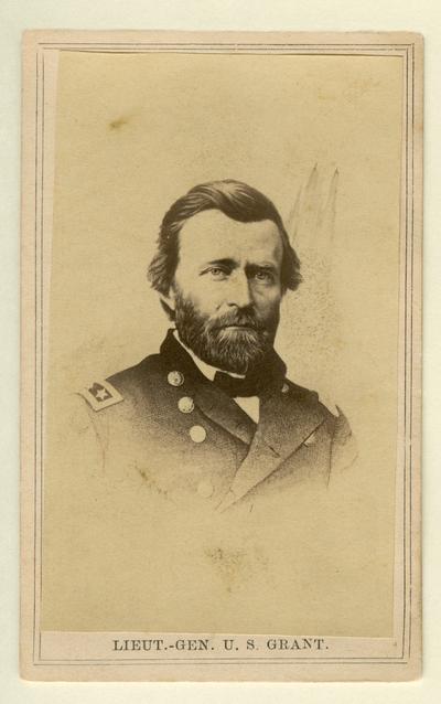 Lieutenant General Ulysses Simpson Grant (1822-1885), U.S.A.; General-in-chief of Union forces; 18th President of the United States of America ([no information])