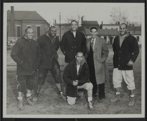 Central High School football coaches and manager: William L. Kean, E.Q. Adams, A.L. Johnson, Victor K. Perry, Daniel White, Lyman T. Johnson