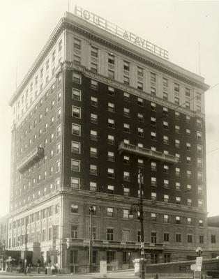 Building of the Hotel Lafayette in Lexington, KY