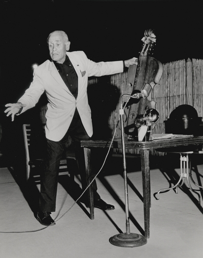 Performance by John Jacob Niles at Pine Mountain State Park; Pine Mountain, KY