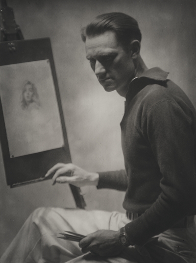 Bert Mullens, taken in Frank Long's studio in Berea, KY; Doris Ulmann