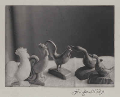 Various carved animals