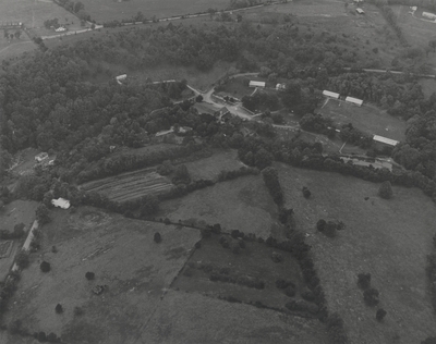 Aerial view of Boot Hill Farm; Helm Roberts